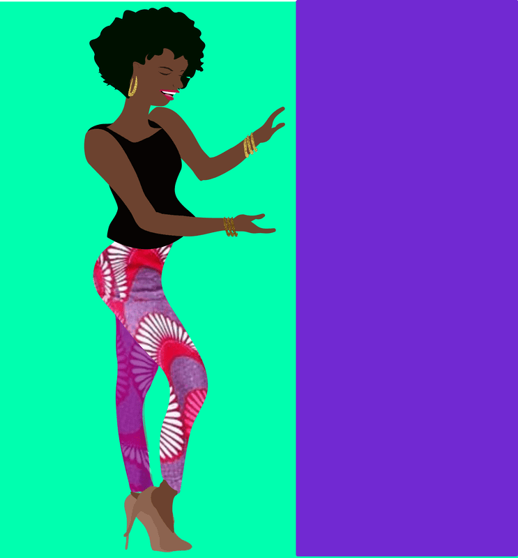 Ankara leggings Paper Flo Designs blog