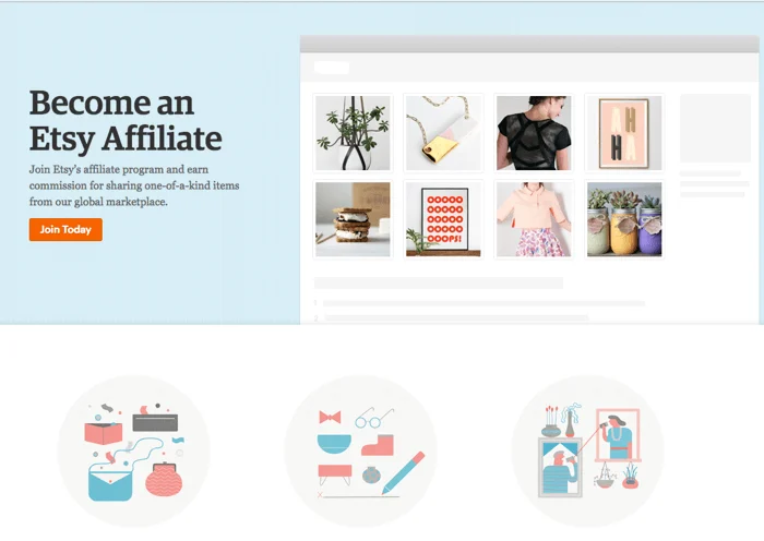 Become an Etsy Affiliate - How to Grow your Etsy shop with Affiliate Marketing. If you're not using affiliate marketing on your online shop, like Etsy, you're leaving money on the table. #etsytips #affiliatemarketing