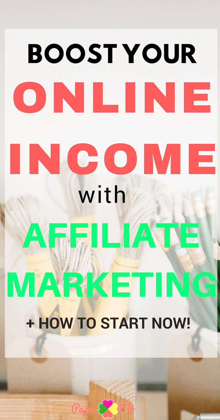 How to Grow your Etsy shop with Affiliate Marketing. If you're not using affiliate marketing on your blog or online shop, like Etsy or Shopify, you're leaving money on the table. #paperflodesign #etsytips #affiliatemarketing