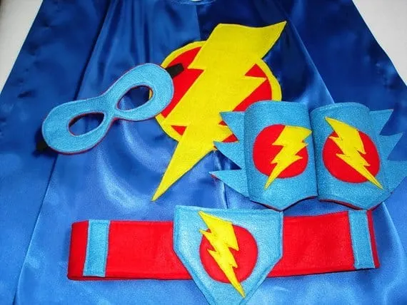 Super hero mask and cape