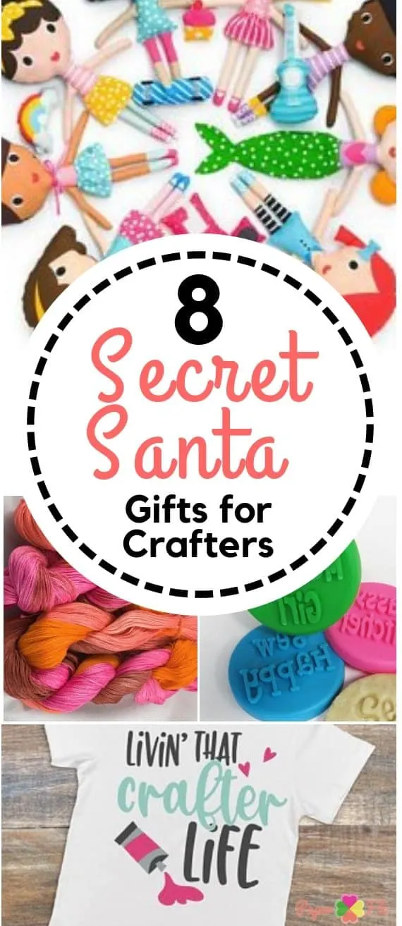 For makers, diy-ers and crafters, this time of year is a lot of fun. Make your holiday shopping easy and get your favorite crafter a gift that she will love from this list of 8 creative secret santa gifts for crafters. #paperflodesign #secretsanta #craftgiftguide