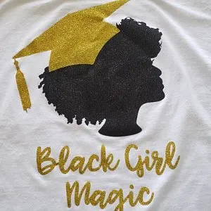Black Girl Magic graduation t-shirt