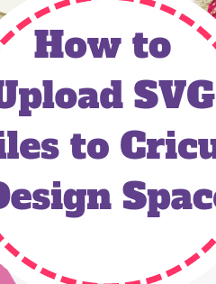 How to upload svg files to Cricut Design Space