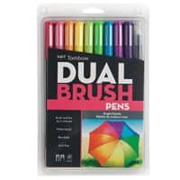 Tombow Dual Brush Pen Art Markers (Bright)