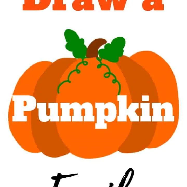 How to Draw a Pumpkin Easily