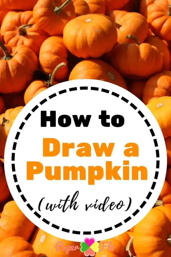 How to Draw a Pumpkin with video