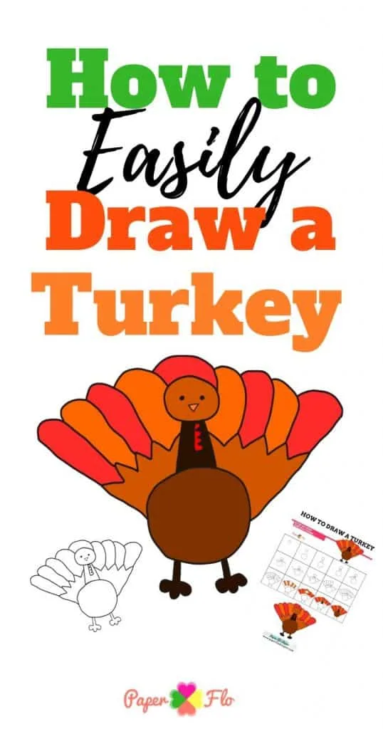How to Easily Draw a Turkey