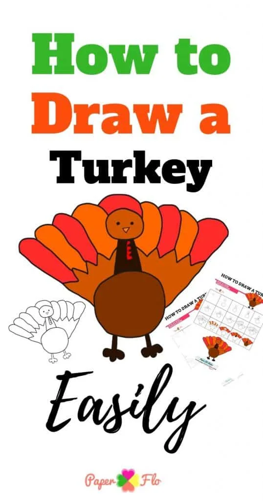 How to Easily Draw a Turkey