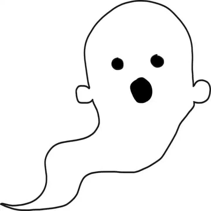 How to draw a ghost