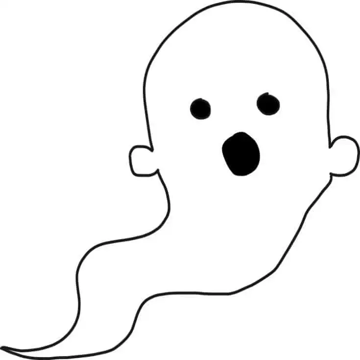 How to draw a ghost