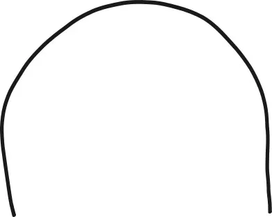 How to draw a ghost.step 1