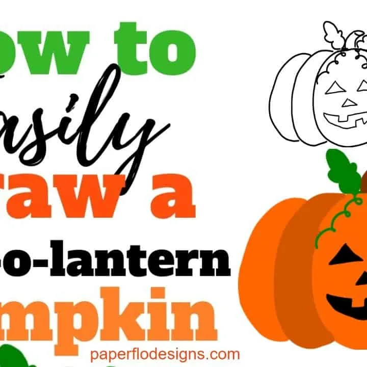 How to draw a jack o lantern pumpkin. YouTube thumb