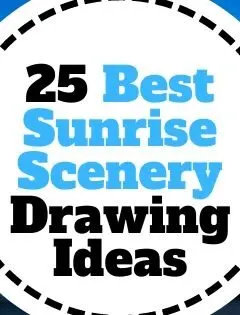 25 Best Sunrise Scenery Drawing Ideas