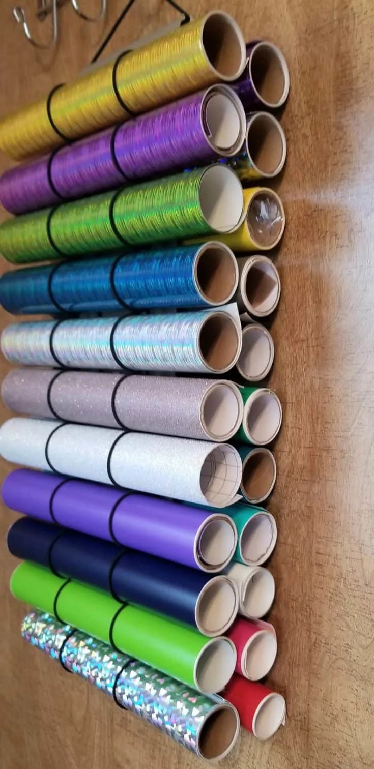 vinyl roll storage