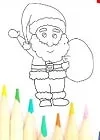 How to Color Santa Claus
