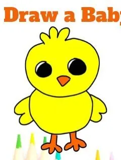 How to Draw a Baby Chick