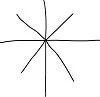 draw a spider web step 2