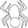 How to Draw a Spider step