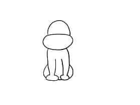 how to draw a dog