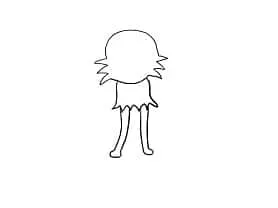 how to draw fox legs