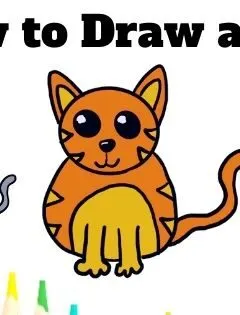 how to draw a cat