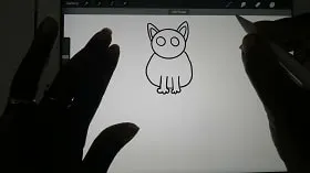 how to draw a cat