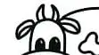 how to draw a cow outline