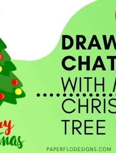 how to draw a Christmas tree