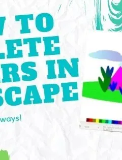 how to delete layers in Inkscape