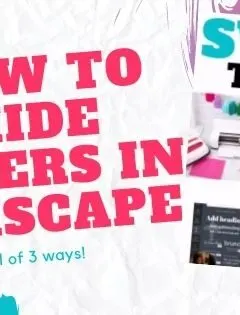 how to hide layers in Inkscape
