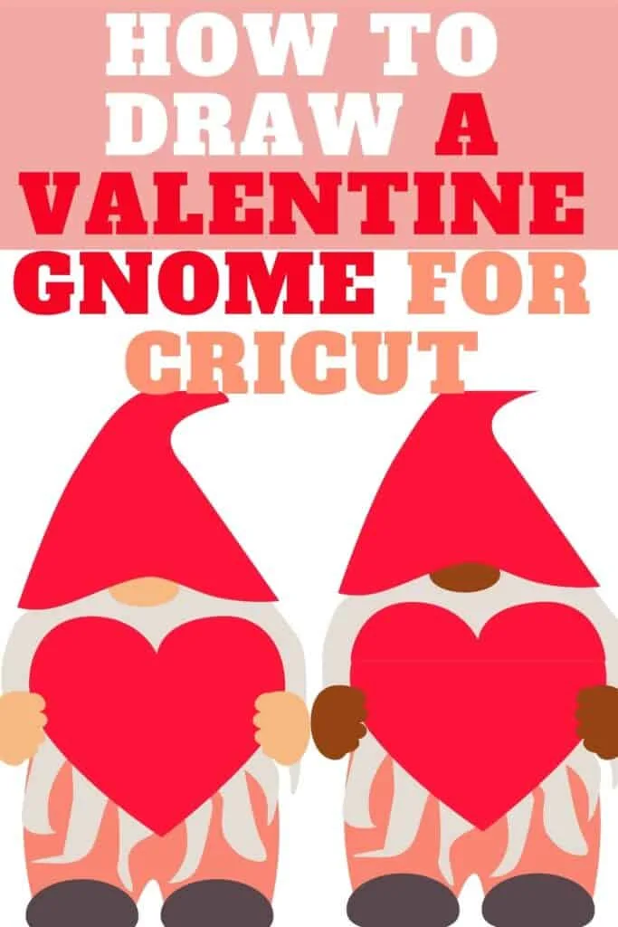how to draw a valentine gnome
