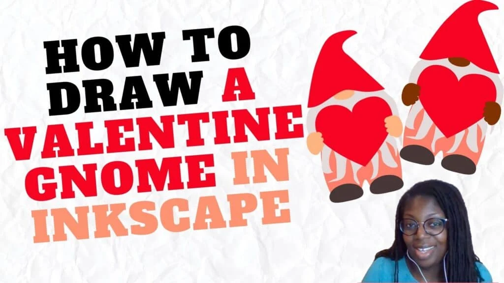 how to draw a valentine gnome in Inkscape