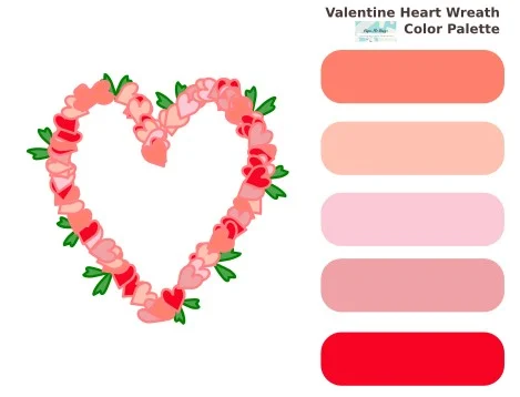 valentine color palette