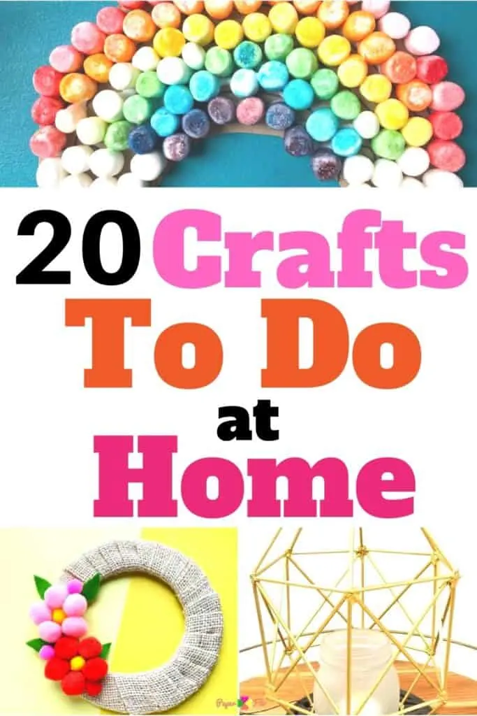burlap and flower wreath craft, frosted jar vases, rainbow marshmallow craft