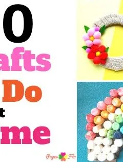 Wreath craft, frosted vases, rainbow marshmellow art