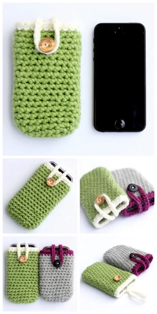 crochet iphone case