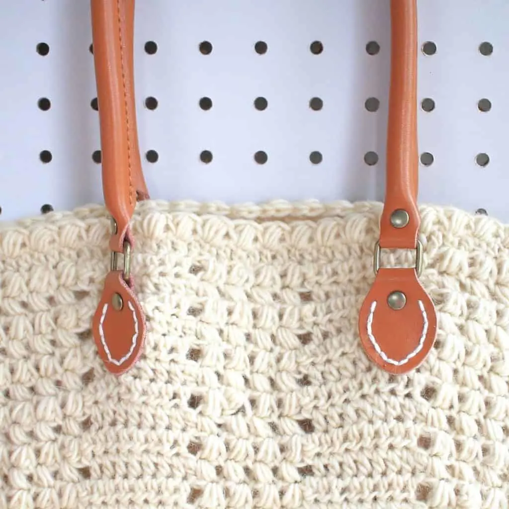 crochet tote bag
