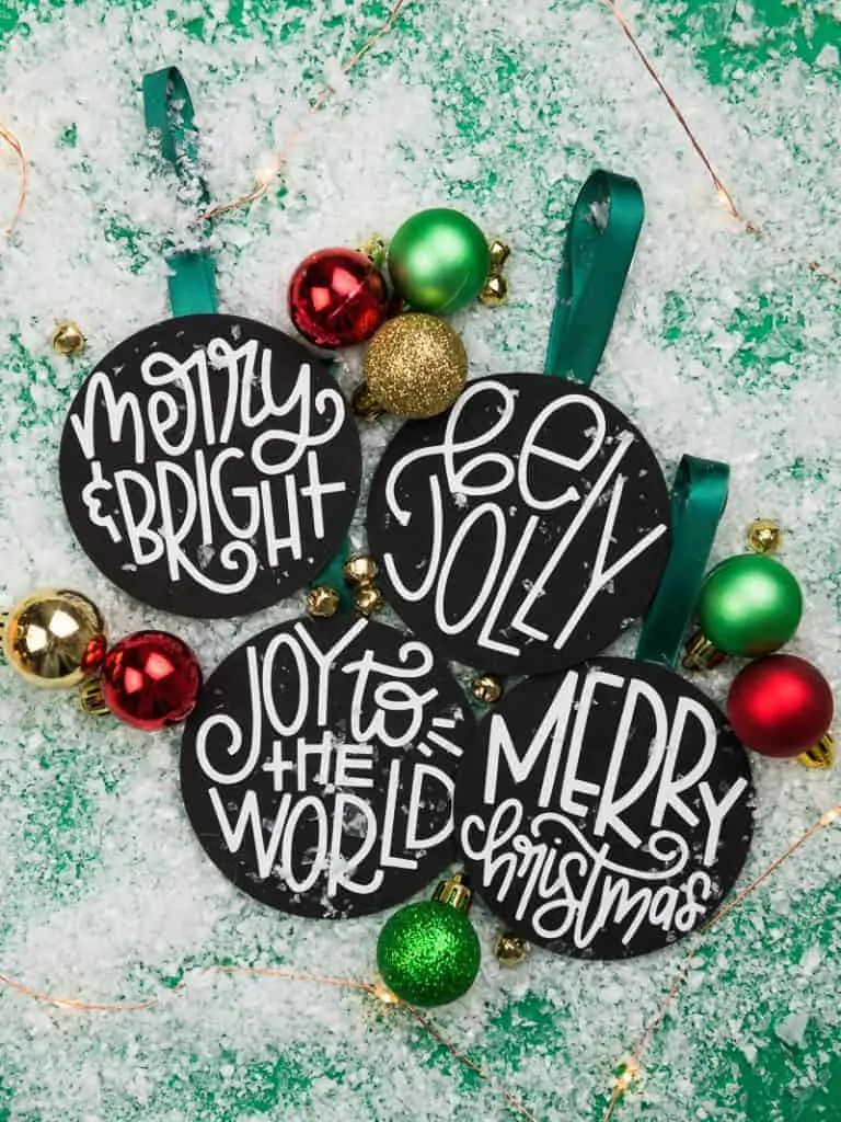 wooden christmas ornaments