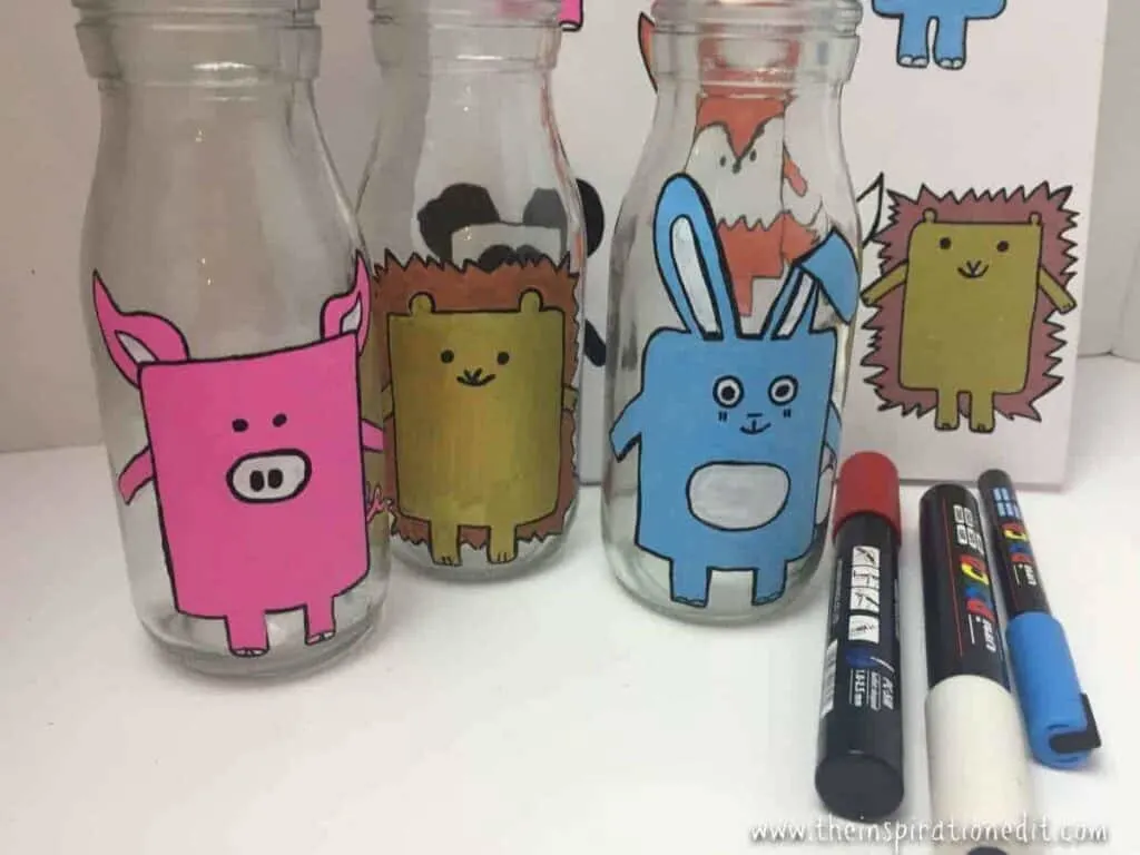 animal bottle craft