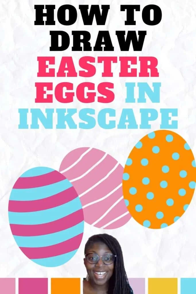 Easter egg drawing in pastel colors