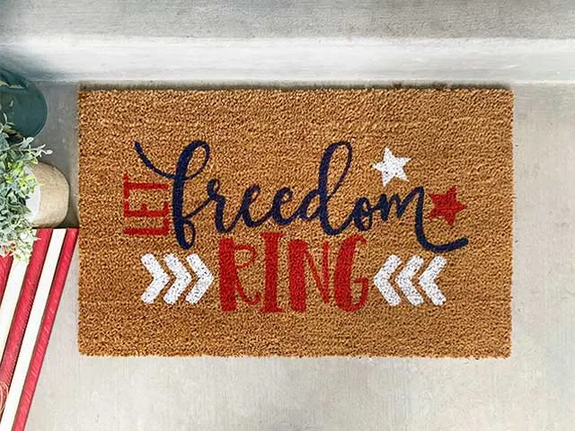 patriotic doormat