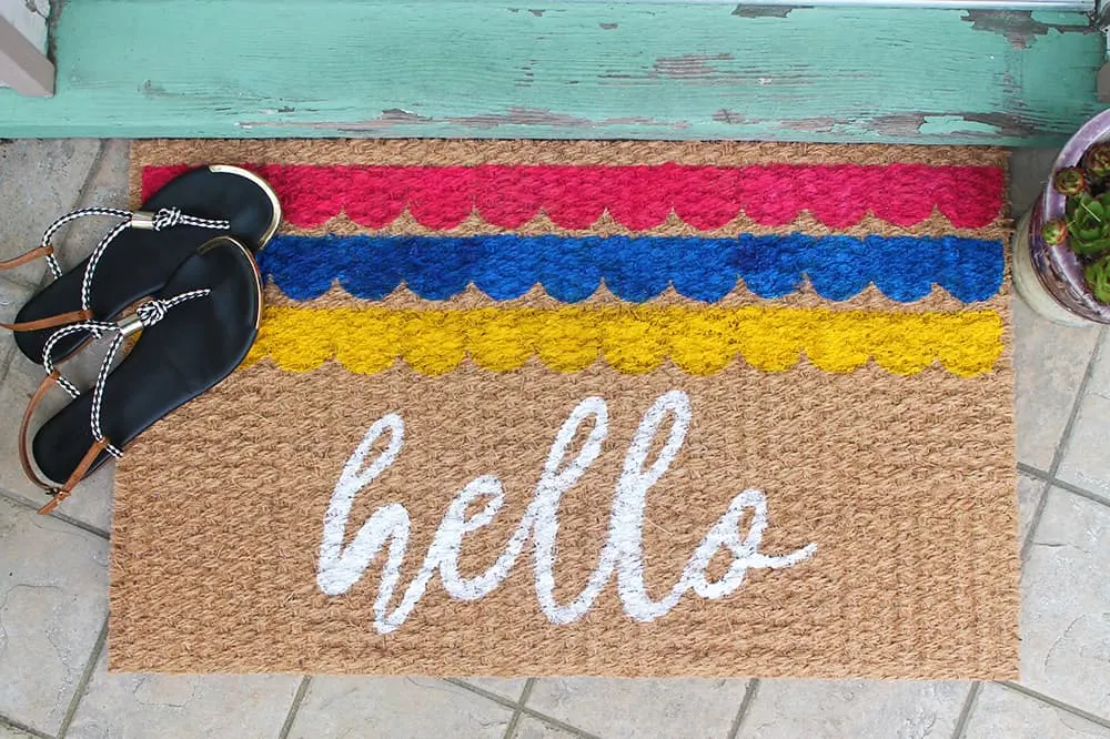 scallop-doormat
