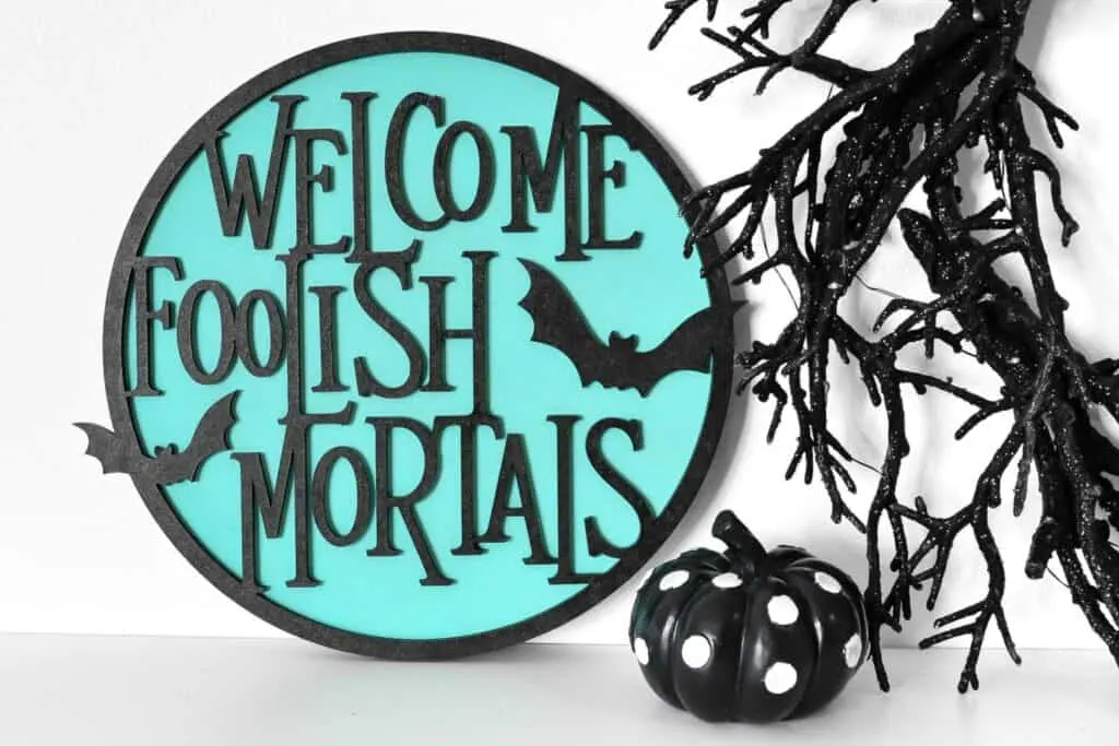 Haunted house Halloween-Sign-Glowforge
