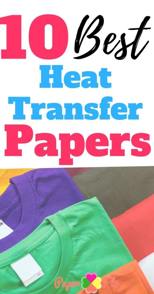 heat transfer papers to use for your craft projects