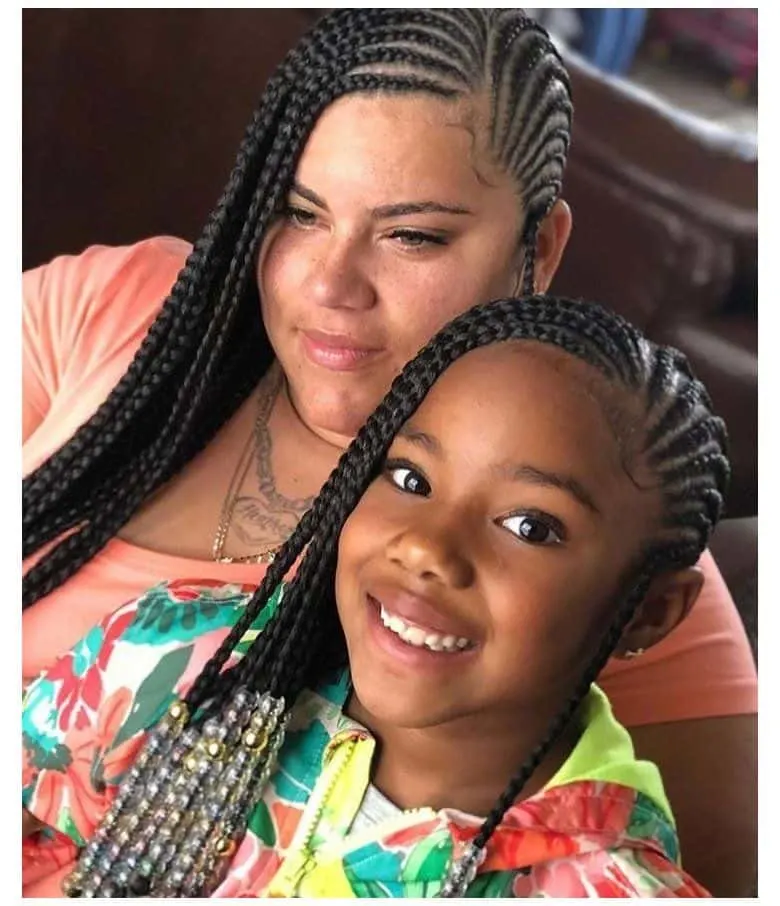 mommy and me braids