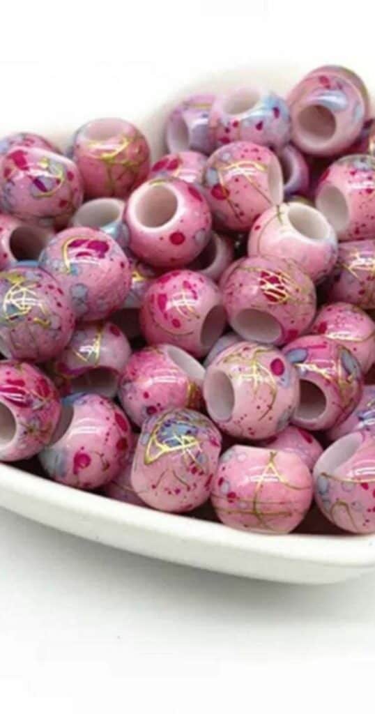 beads with large hole for braiding