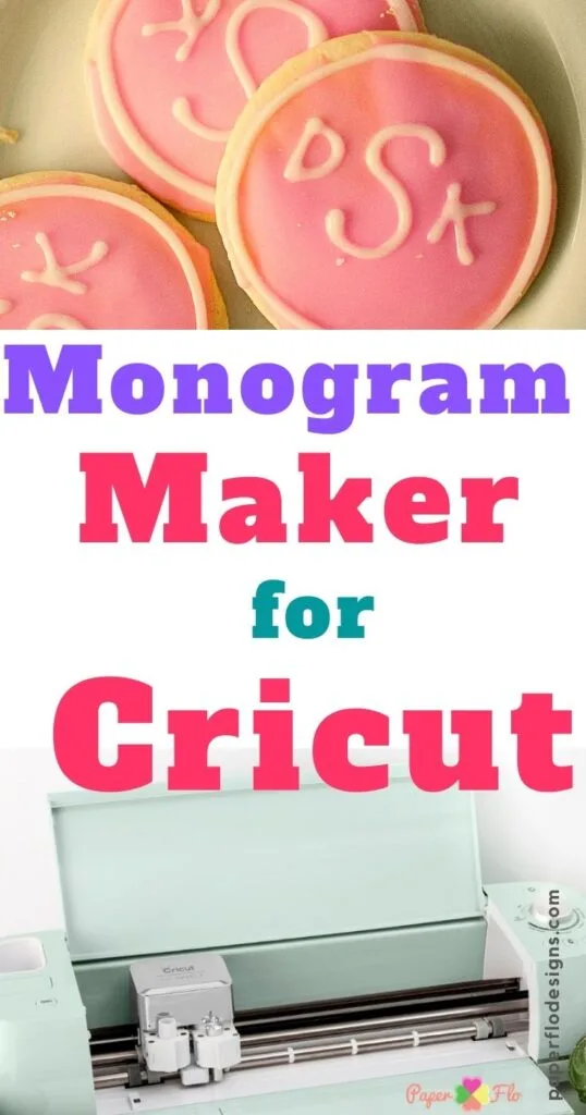 mongram maker for Cricut