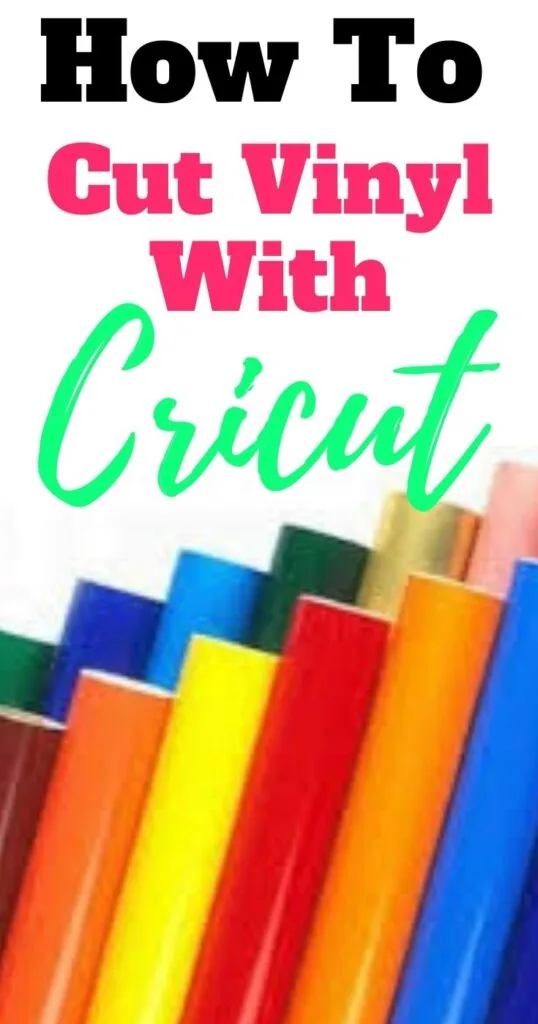 rolls of vinyl to cut on a Cricut machine