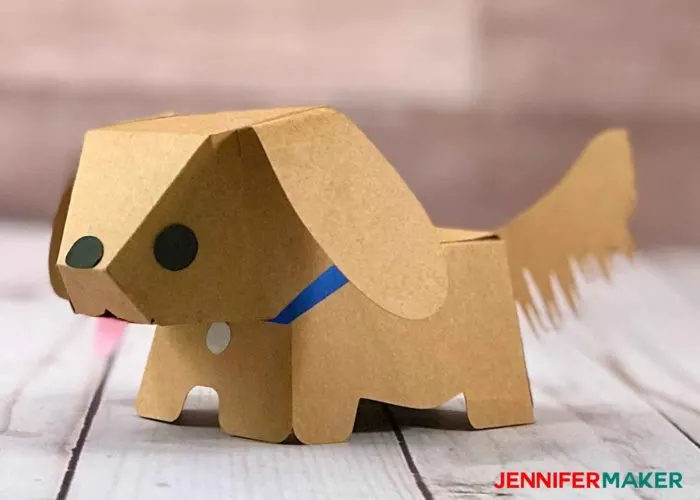 paper dog toy