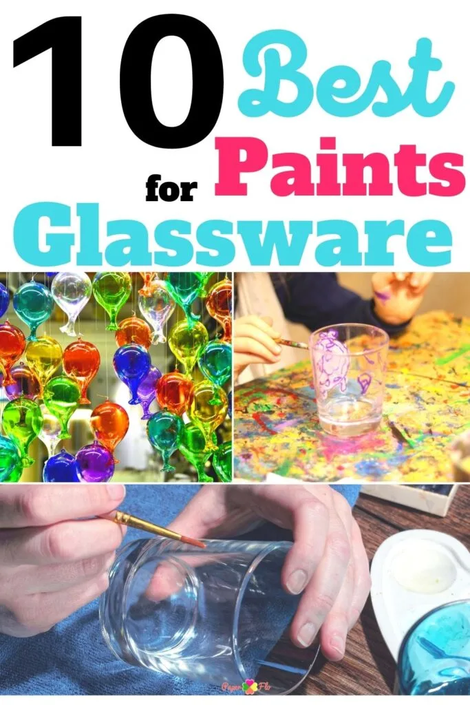 person painting on a glass jar